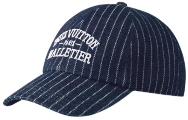 Louis Vuitton Logo Cotton Viscose Beaded Baseball Cap Navy Blue Mens M5146M Buy Louis Vuitton Logo Cotton Viscose Beaded Baseball Cap Navy Blue Mens M5146M