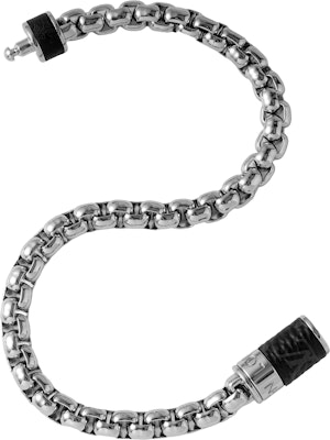 루이 비통 로고 쿠반 체인 메탈 팔찌 실버 M63107 Shop 루이 비통 로고 쿠반 체인 메탈 팔찌 실버 M63107