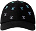 Buy Topi Denim Kapas Hitam Desain Logo LOUIS VUITTON untuk Pria. M7974M