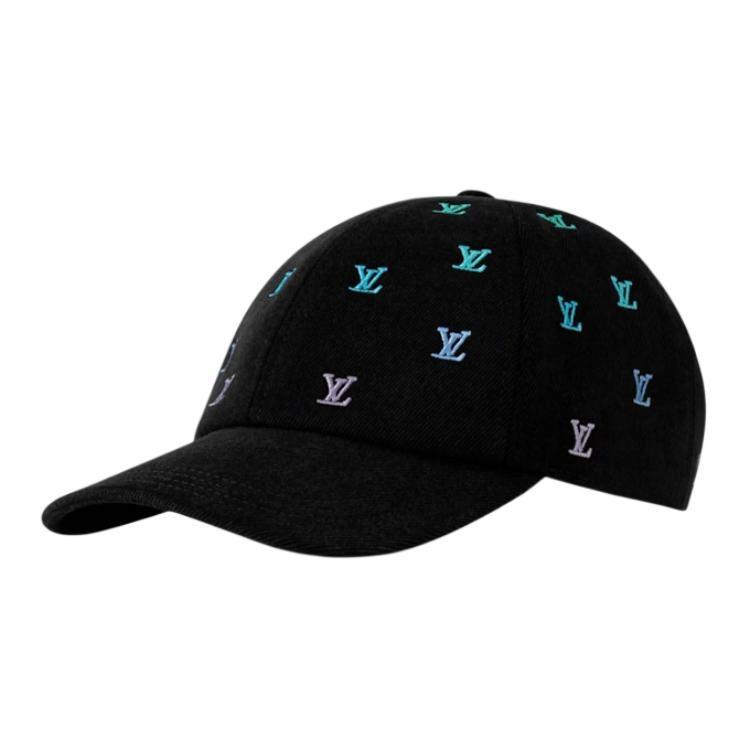 Purchase Topi Denim Kapas Hitam Desain Logo LOUIS VUITTON untuk Pria. M7974M