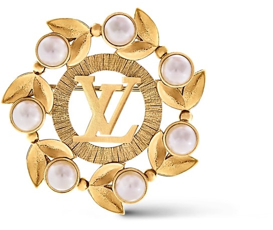 louis-vuitton-logo-design-brass-resin-brooch-gold-for-men-m02233