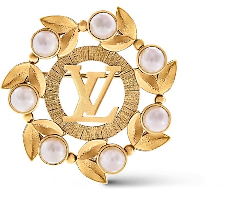 Broche de Latón y Resina Oro con Diseño Logo LOUIS VUITTON para Hombre. M02233 Buy Broche de Latón y Resina Oro con Diseño Logo LOUIS VUITTON para Hombre. M02233