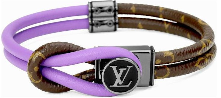 LOUIS VUITTON Gelang Kulit Ungu Unisex dengan Rekaan Logo. M8092D Order LOUIS VUITTON Gelang Kulit Ungu Unisex dengan Rekaan Logo. M8092D