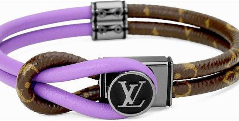LOUIS VUITTON Gelang Kulit Ungu Unisex dengan Rekaan Logo. M8092D Shop LOUIS VUITTON Gelang Kulit Ungu Unisex dengan Rekaan Logo. M8092D