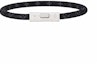 Order Louis Vuitton Logo Design Canvas Metal Bracelet Black - Accessories M4026D