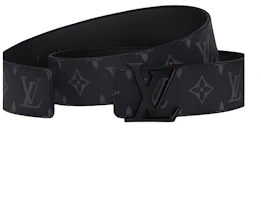 Lookbook Louis Vuitton Tali Pinggang Lelaki Kulit Logo Hitam Lebar 4CM M4482R