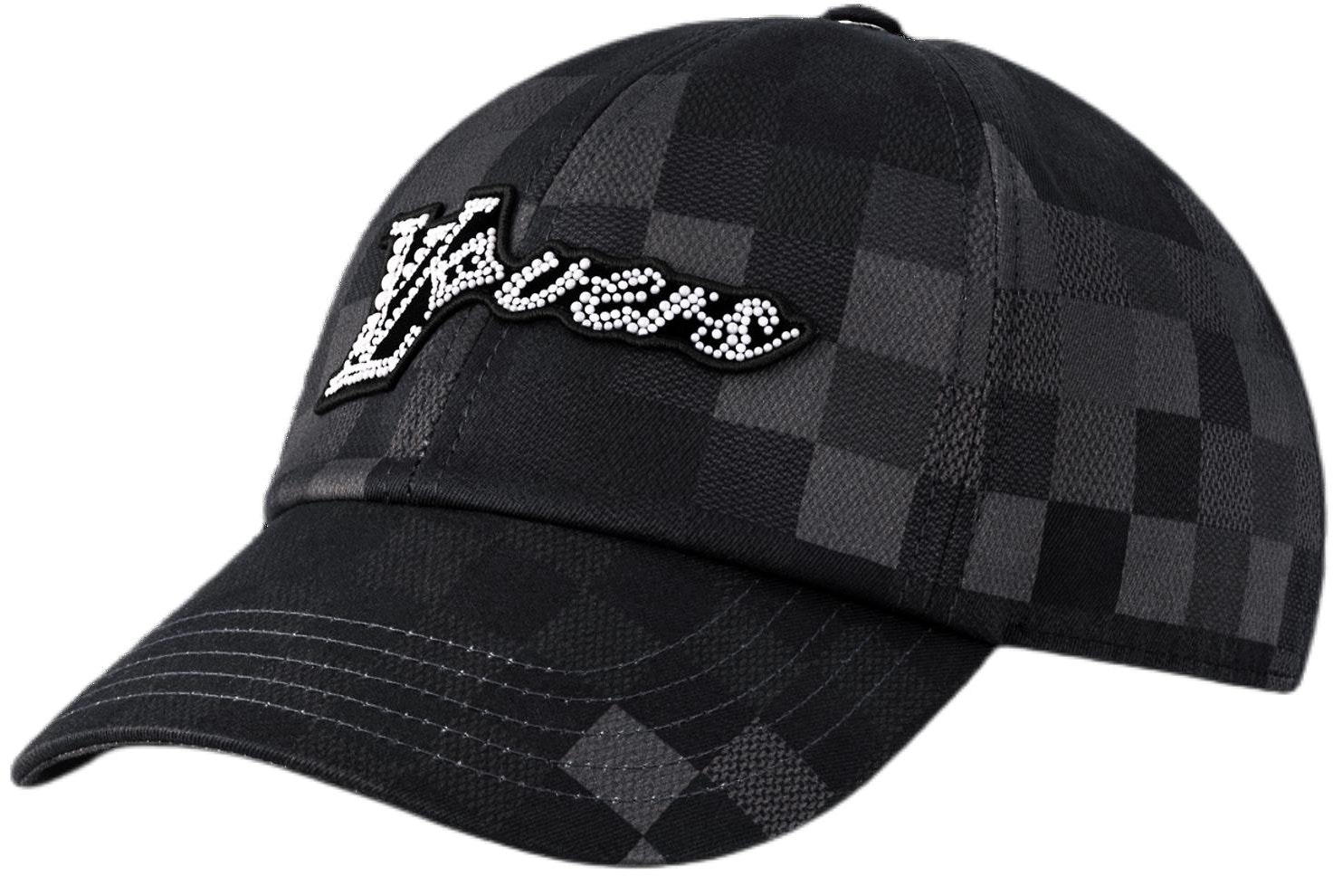 louis-vuitton-logo-embellished-black-cotton-cap-unisex-style-m5016-m