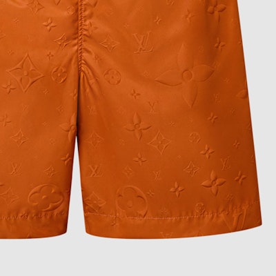 LOUIS VUITTON Pantalones Cortos de Natación Naranja con Logo Relieve. 1AFQ75 Shop LOUIS VUITTON Pantalones Cortos de Natación Naranja con Logo Relieve. 1AFQ75