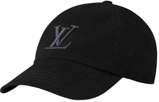 LOUIS VUITTON Logo Embroidered Cotton Baseball Cap Black . M7633M LOUIS VUITTON Logo Embroidered Cotton Baseball Cap Black . M7633M
