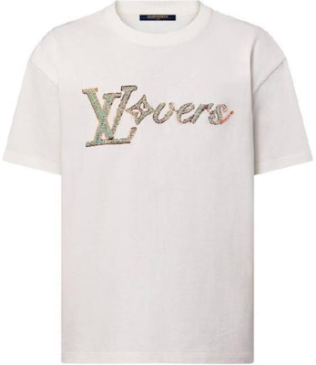 路易威登 LOGO 刺繡 圓領T恤 白色 FW24 短袖 1AFR96 Order 路易威登 LOGO 刺繡 圓領T恤 白色 FW24 短袖 1AFR96