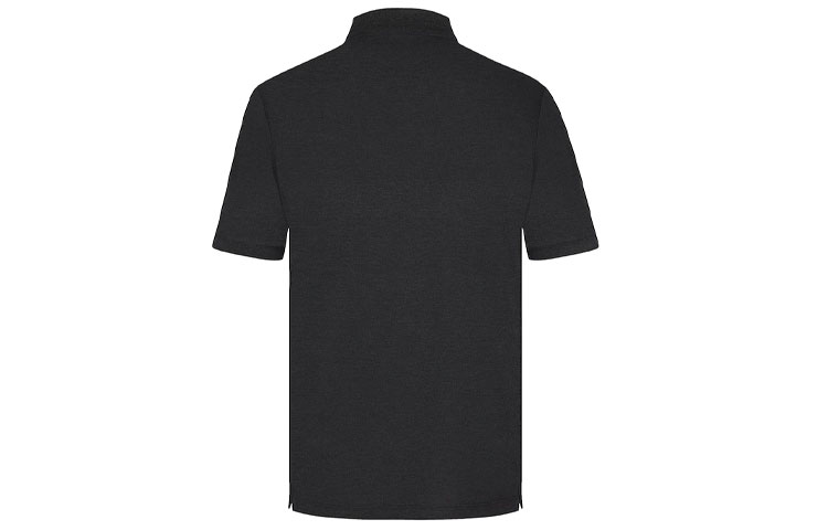 Lookbook 루이 비통 로고 자수 스트레이트 핏 반팔 폴로 셔츠 블랙 남성용 1A31TT