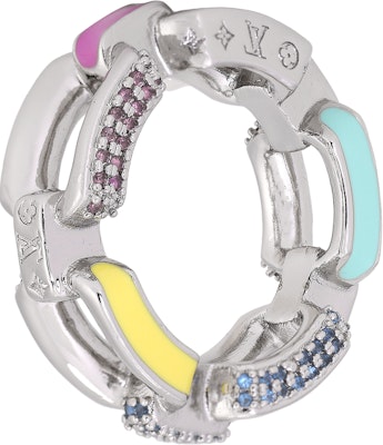 루이비통 남성용 로고 각인 오리지널 디자인 메탈 링 실버 M0918 Buy 루이비통 남성용 로고 각인 오리지널 디자인 메탈 링 실버 M0918