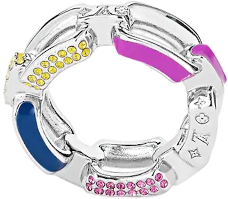 루이비통 남성용 로고 각인 오리지널 디자인 메탈 링 실버 M0918 Order 루이비통 남성용 로고 각인 오리지널 디자인 메탈 링 실버 M0918