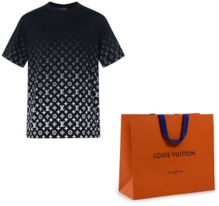 ルイ・ヴィトン ロゴ グラデーション クルーネック Tシャツ ブラック 1A89Z0 Shop ルイ・ヴィトン ロゴ グラデーション クルーネック Tシャツ ブラック 1A89Z0