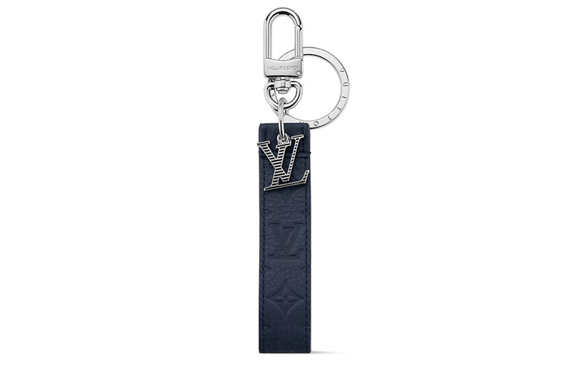 Lookbook LOUIS VUITTON Logo Metal Keychain for Men - Blue. M01945