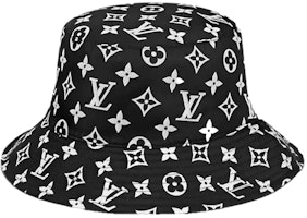 LOUIS VUITTON Logo Print Casual Bucket Hat Unisex M76724 LOUIS VUITTON Logo Print Casual Bucket Hat Unisex M76724