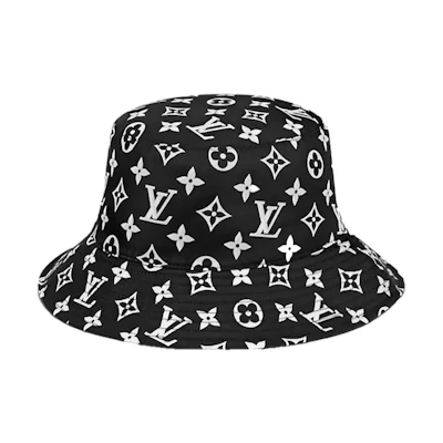 LOUIS VUITTON Logo Print Casual Bucket Hat Unisex M76724
