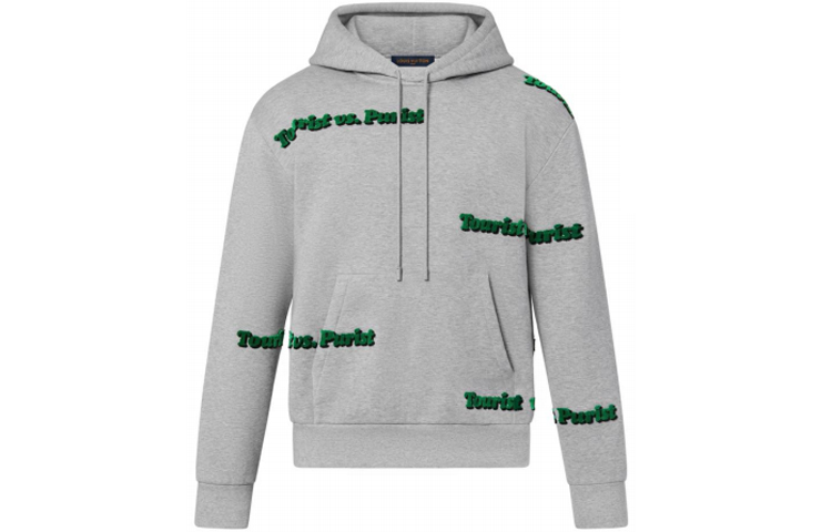 Order Sudadera Gris Clásica con Logo Estampado LOUIS VUITTON para Hombre. 1A97AJ