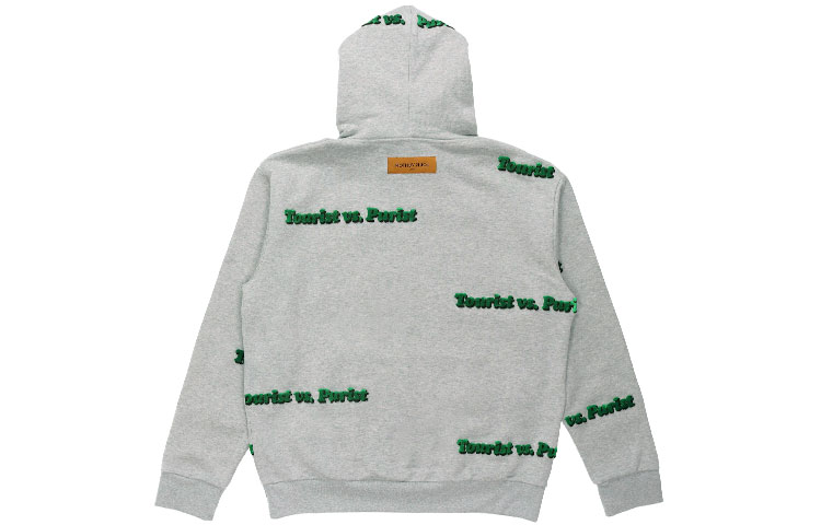 Lookbook Sudadera Gris Clásica con Logo Estampado LOUIS VUITTON para Hombre. 1A97AJ