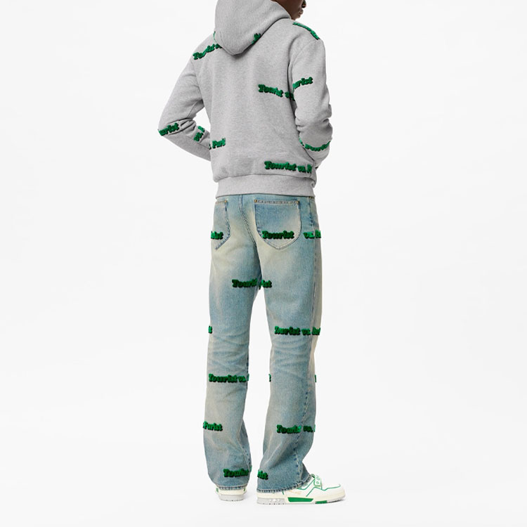 Purchase Sudadera Gris Clásica con Logo Estampado LOUIS VUITTON para Hombre. 1A97AJ