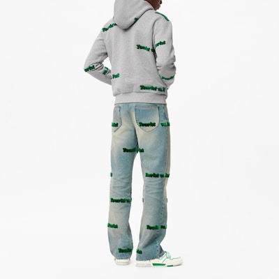 Sudadera Gris Clásica con Logo Estampado LOUIS VUITTON para Hombre. 1A97AJ Purchase Sudadera Gris Clásica con Logo Estampado LOUIS VUITTON para Hombre. 1A97AJ