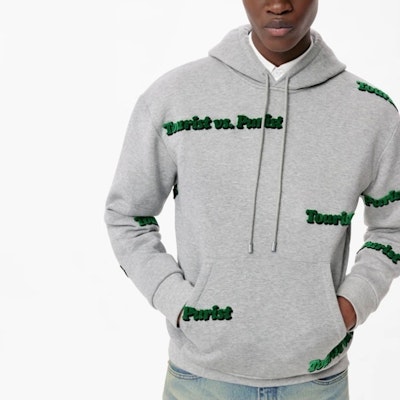 Sudadera Gris Clásica con Logo Estampado LOUIS VUITTON para Hombre. 1A97AJ Details for Sudadera Gris Clásica con Logo Estampado LOUIS VUITTON para Hombre. 1A97AJ