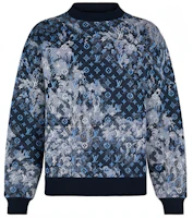Louis Vuitton Logo Print Crewneck Pullover Sweatshirt Blue 1A8H2X Louis Vuitton Logo Print Crewneck Pullover Sweatshirt Blue 1A8H2X