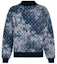 Buy 루이비통 로고 프린트 크루넥 풀오버 스웨트셔츠 블루 1A8H2X