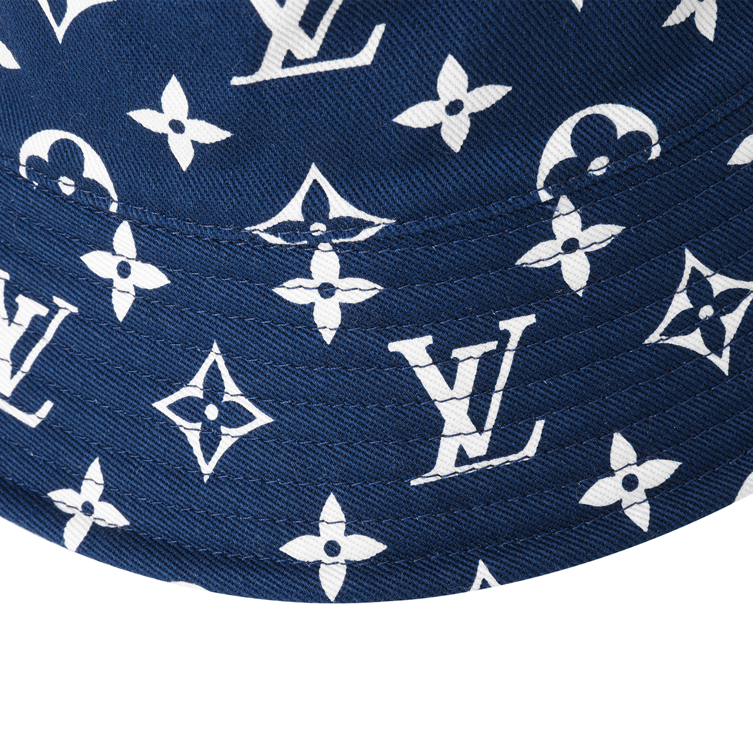 Louis Vuitton Logo Print Denim Bucket Hat Unisex M76231+M76230 圖 6