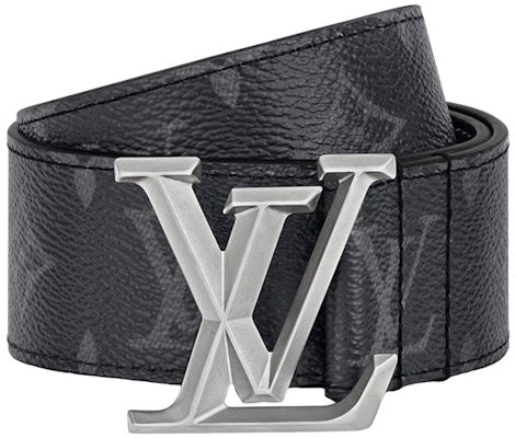 Cinturón de Cuero Liso Negro Louis Vuitton con Logo 4cm Accesorio de Moda M0607 Lookbook Cinturón de Cuero Liso Negro Louis Vuitton con Logo 4cm Accesorio de Moda M0607
