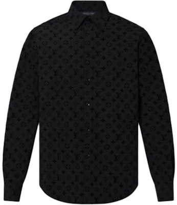 LOUIS VUITTON Logo Printed Long Sleeve Shirt Black 1A979D Buy LOUIS VUITTON Logo Printed Long Sleeve Shirt Black 1A979D