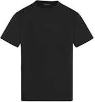 LOUIS VUITTON Logo Solid Color Short Sleeve T-Shirt Black 1A96WN LOUIS VUITTON Logo Solid Color Short Sleeve T-Shirt Black 1A96WN