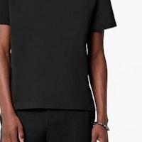 ルイ・ヴィトン ロゴ 無地 半袖 Tシャツ ブラック 1A96WN Details for ルイ・ヴィトン ロゴ 無地 半袖 Tシャツ ブラック 1A96WN
