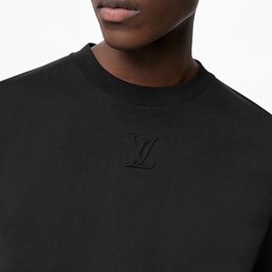 ルイ・ヴィトン ロゴ 無地 半袖 Tシャツ ブラック 1A96WN Sizing ルイ・ヴィトン ロゴ 無地 半袖 Tシャツ ブラック 1A96WN