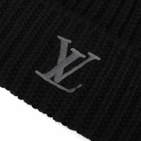 Purchase LOUIS VUITTON 標誌羊毛針織黑色毛帽 男款 M77277