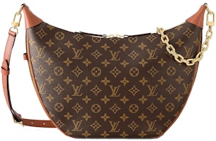 Louis Vuitton Loop Hobo Monogram Canvas Brown Louis Vuitton Loop Hobo Monogram Canvas Brown