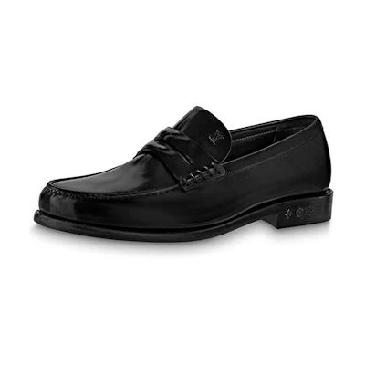 LV Louis Loafers 'Patent Black'