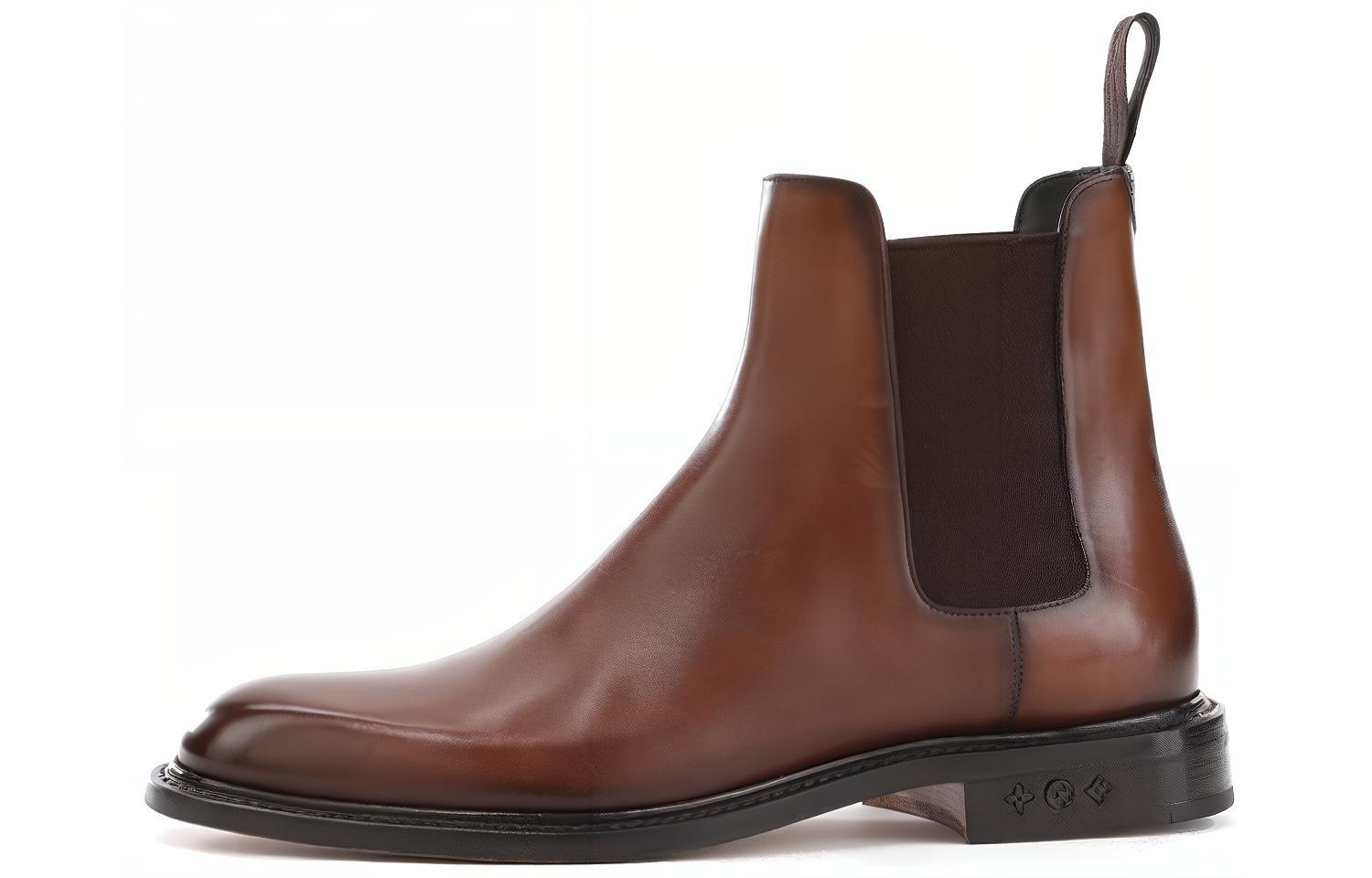 Louis Vuitton Louis Vittuon Chelsea Boot 'Brown Fashion Slip-On' 1AANX6