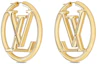 Buy Louis Vuitton Louise Hoop Earrings Gold