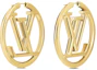 Order Louis Vuitton Louise Hoop Earrings Gold