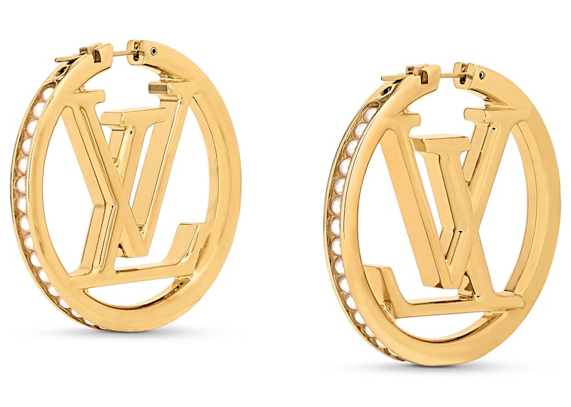 Louis Vuitton Louise Pearls Earrings Gold 圖 2