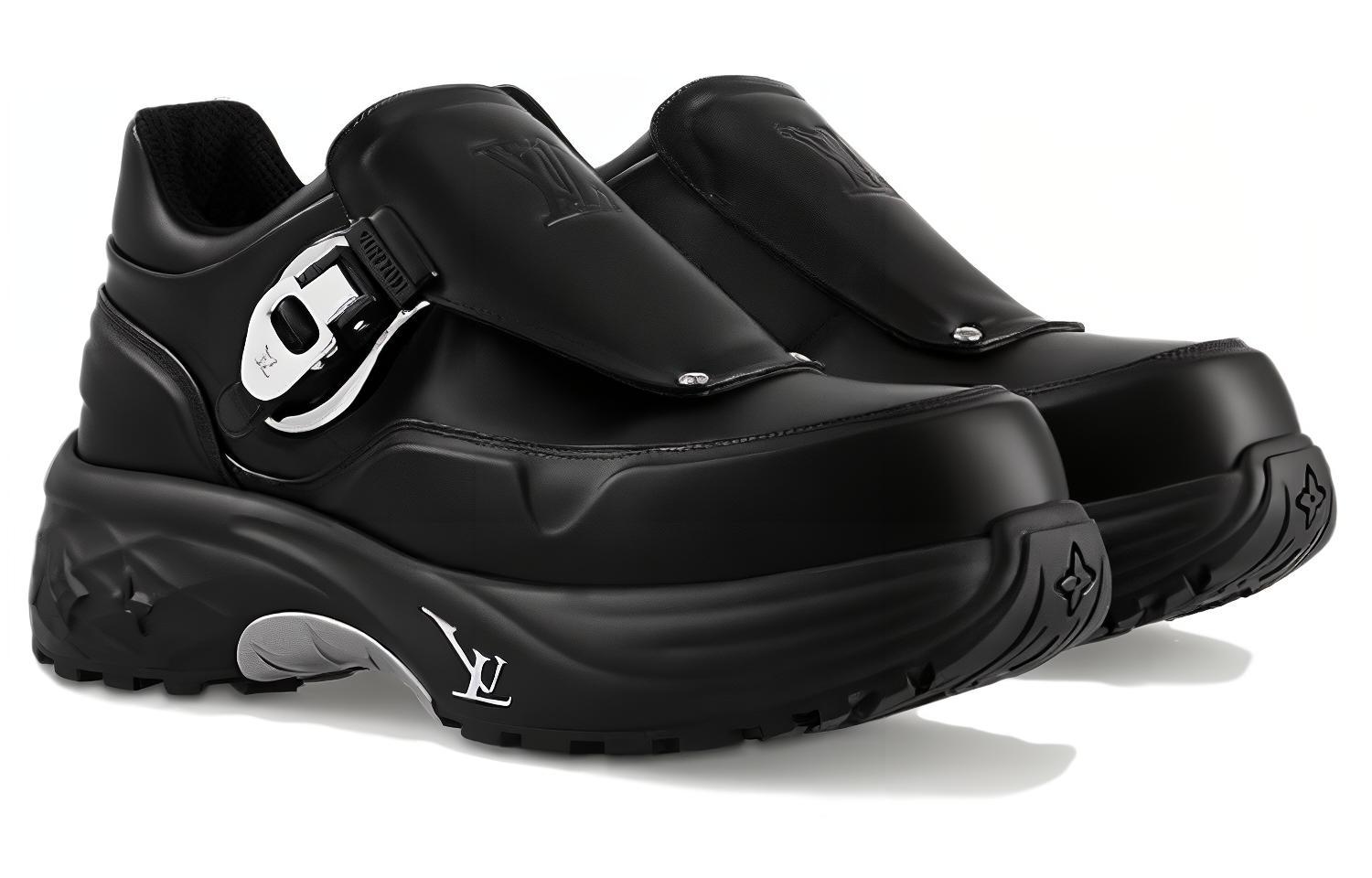 Order Louis Vuitton Sneaker Basso con Fibbia ''Nero'' 2PPCO2