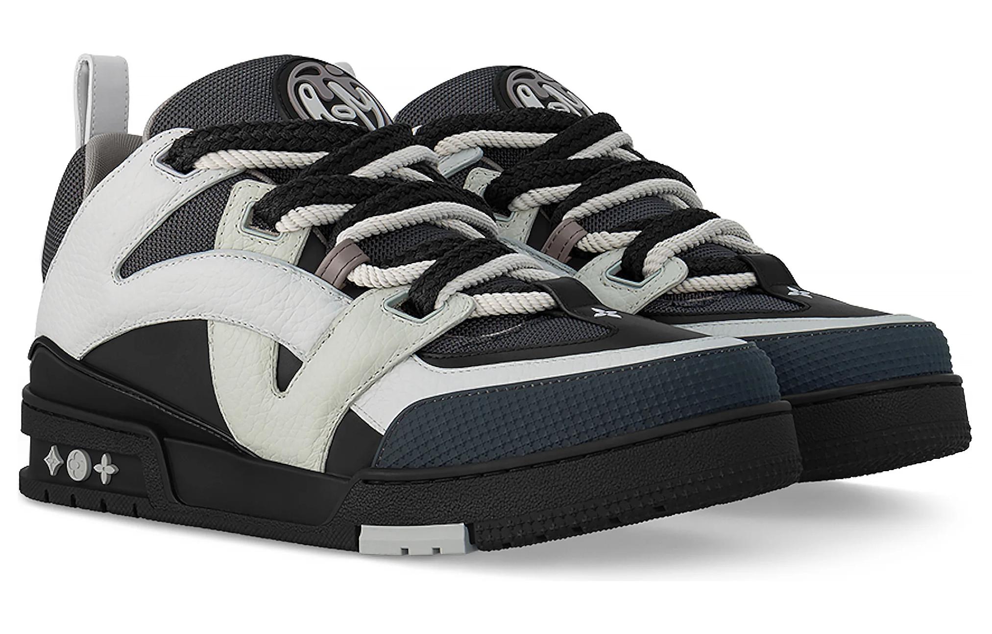 Lookbook 루이비통 브라운화이트 로우탑 레이스업 스니커즈 9PGCO5