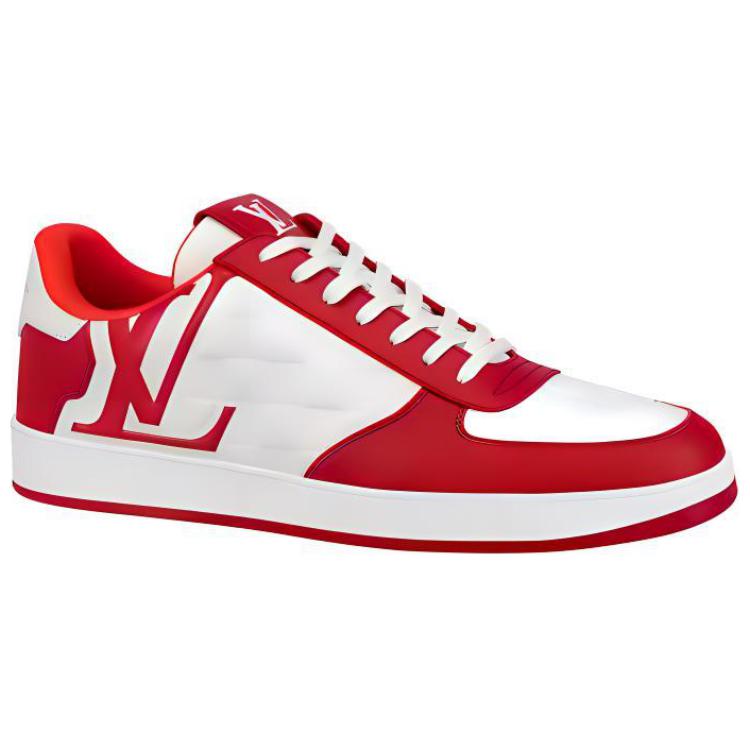 Order Louis Vuitton Kasut Sneakers Rendah 'Kulit Anak Merah' 1ABFEI