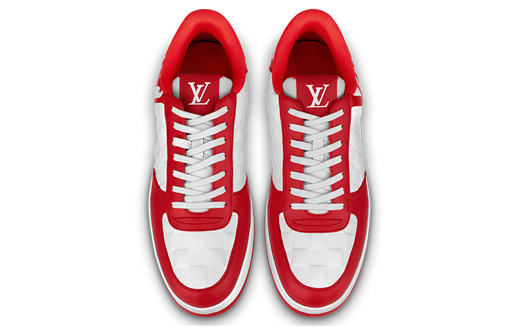 Lookbook Louis Vuitton Kasut Sneakers Rendah 'Kulit Anak Merah' 1ABFEI
