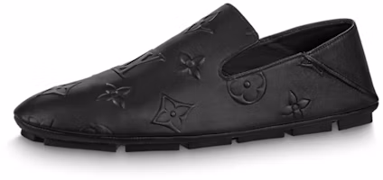 Buy Louis Vuitton Mule de Cuero Negro de Caña Baja 1AAN9J