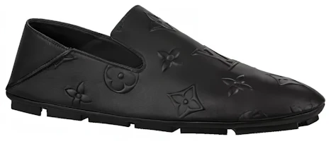 Order Louis Vuitton Mule de Cuero Negro de Caña Baja 1AAN9J
