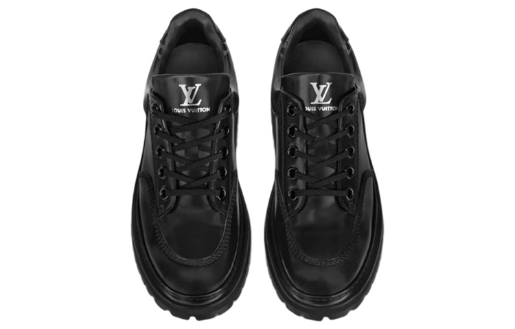 Lookbook ルイ・ヴィトン レザーローカットスニーカー (黒) 1A8FTJ