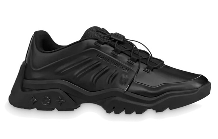 Order Louis Vuitton Sepatu Sneakers Rendah 'Black Samurai' 1A992F