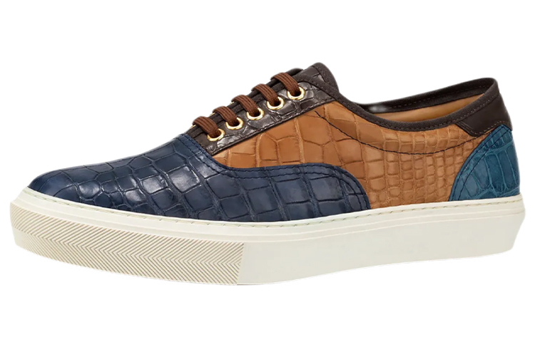 Louis Vuitton Low-Top Sneaker 'Blue Brown' 1A4I89